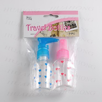 plastic travel bottles